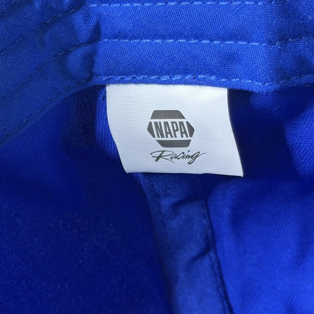 NAPA Racing Michael Waltrip NASCAR Hat Blue‎ Yellow Baseball Cap OSFM - Picture 7 of 8